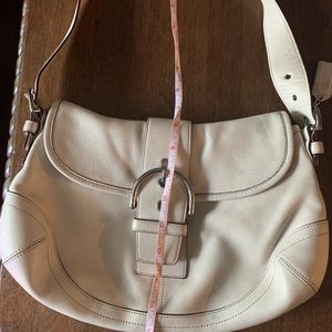 Coach Shoulder Bag cream Authentic
